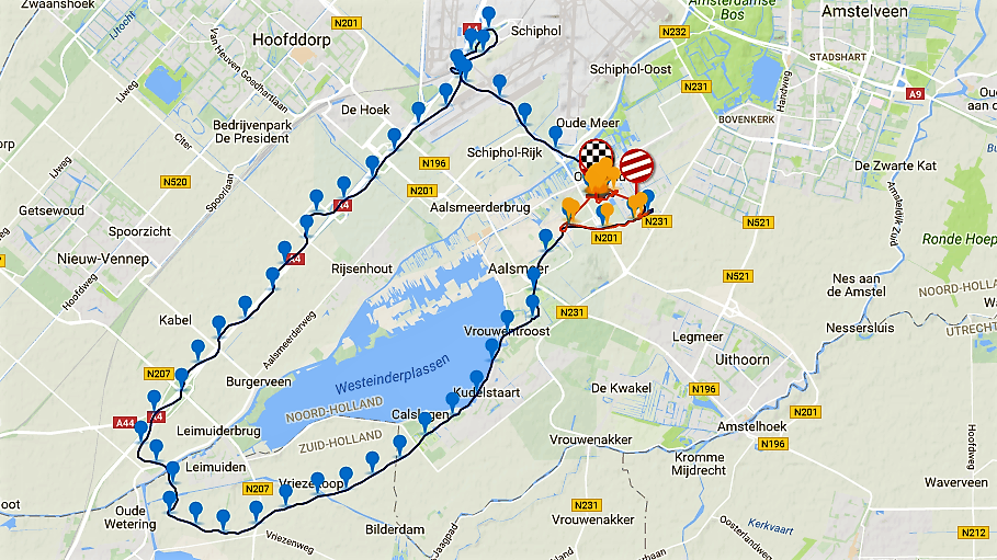 Route traing 13 juni los om 1830 uur gecombineerd 12 659 14 444